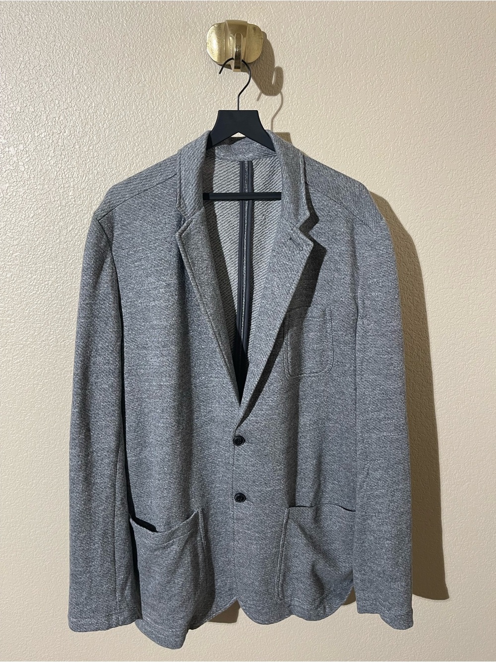 Faherty Gray Knit Sport Coat - Lightweight Textured Blazer